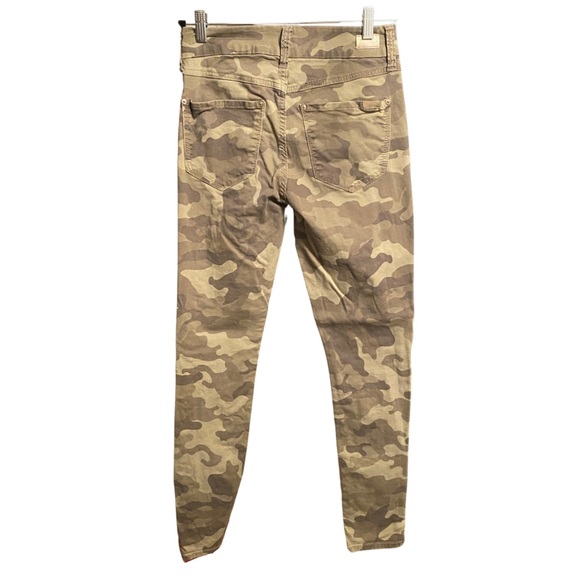 Seven7 Jeans Camouflage Green Camo Jeans High Rise Skinny Tummyless - Picture 2 of 4